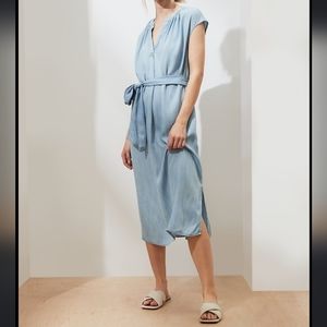 Banana Republic Chambray Midi Dress Size Small